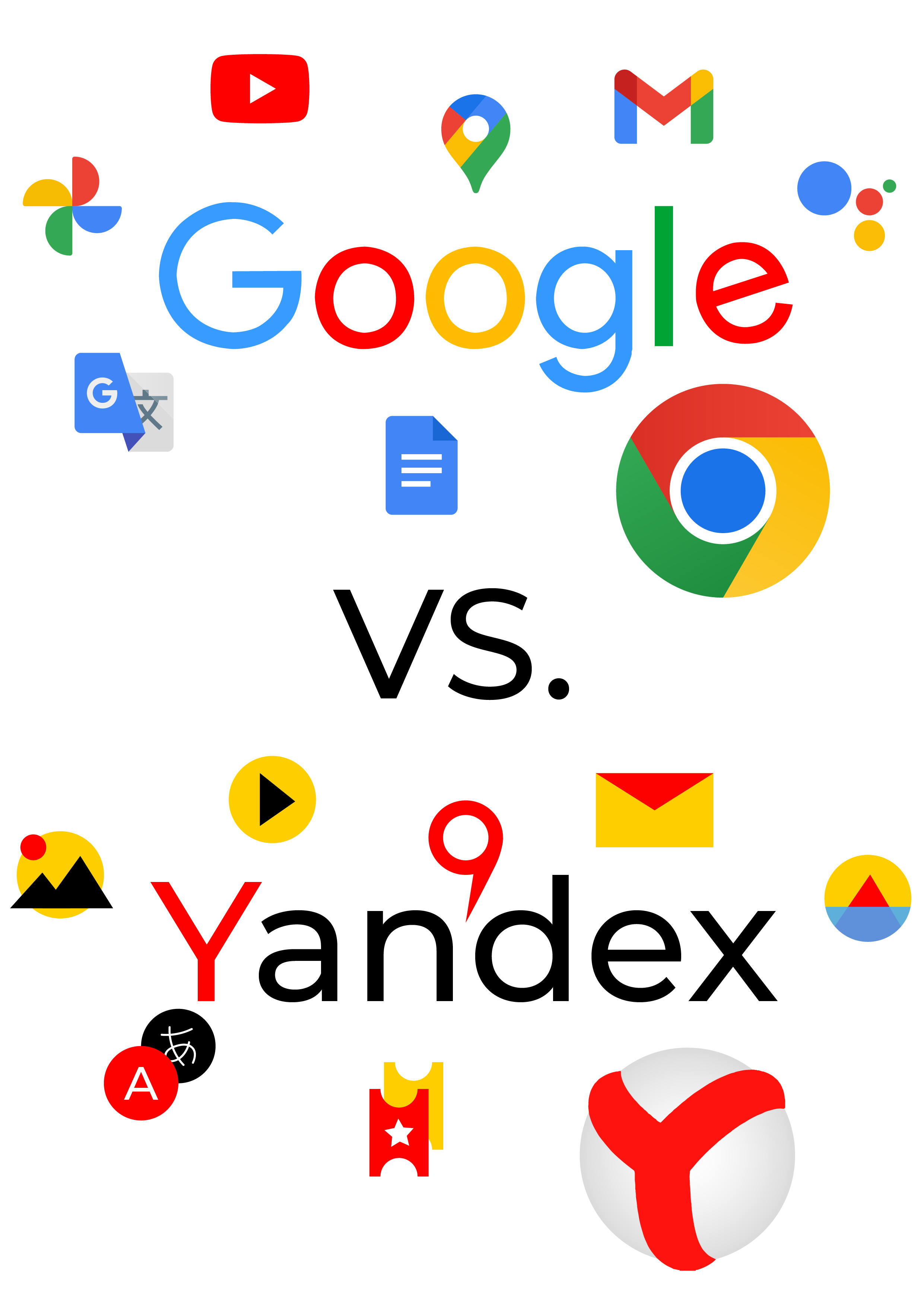 Yandex Vergleich Google
